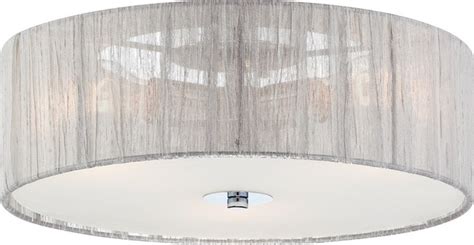 metallic fabric flush mount light|Fabric Flush Mount Lighting Ceiling Lights You'll Love .